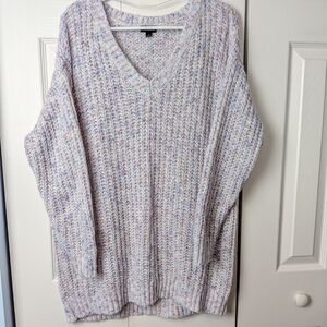 Torrid Multicolor V-Neck Sweater